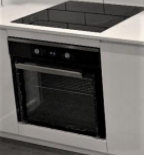 600*574*740mm White Poly Finish Oven Cabinet
