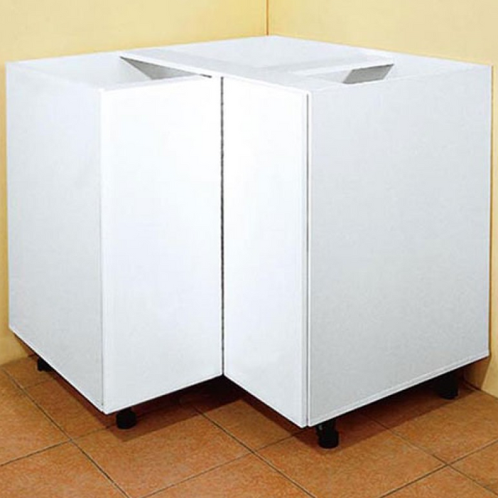 800-1000*600*2200mm White Fridge Cabinet with 2 side panel