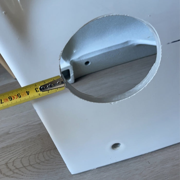 650*385*830mm Unicasa Moi Trinity Gloss White Rimless Left/Right Hole Back To Wall Close Couple Skew Toilet