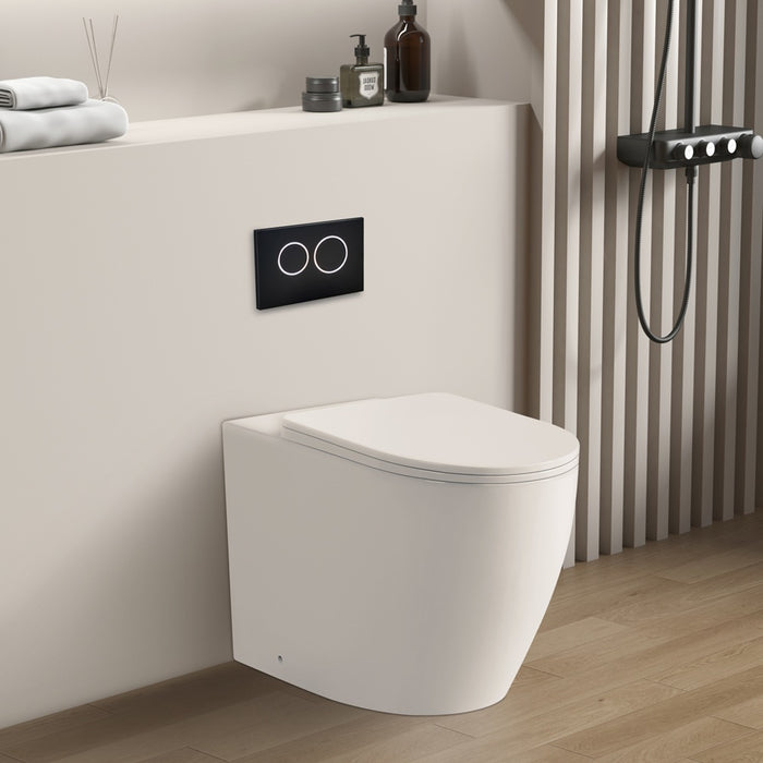 630*360*450mm Poseidon Elvera Gloss White Tornado Special Wall Faced Pan