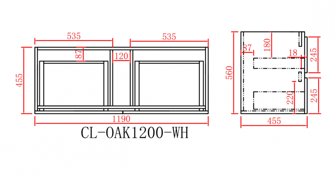 600-1500*460*560mm Stella Walnut Bathroom Vanity Wall Hung Cabinet Only and Ceramic/Stone Top Available
