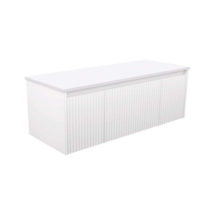 750-1500*460*420mm FIE Alina Satin White Cabinet Only and Ceramic / Stone Top Available Wall Hung Vanity