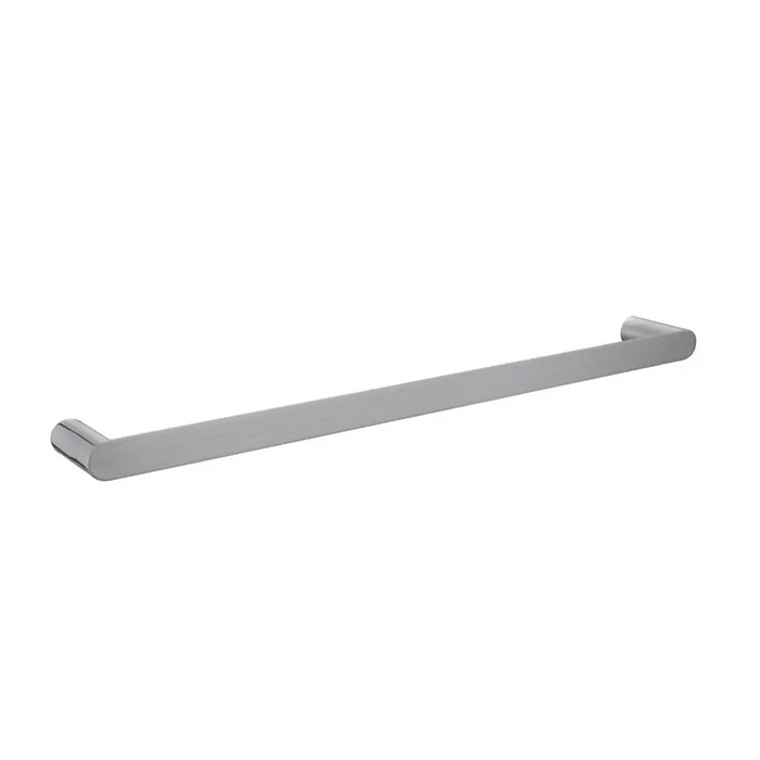 Esperia Brushed Nickel/Brushed Yellow Gold Single Towel Rail 800mm