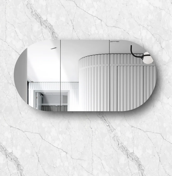 1800mm Bondi Matte White Wall Hung Vanity and Tall Boy and Shaving Cabinet