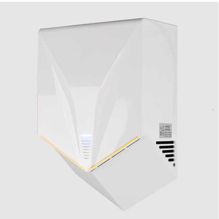 240*143*393mm ABS White/Brushed Nickel/Matte Black Hand Dryer
