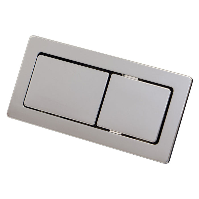 89*44mm Fienza Chrome Universal Rectangular Flush Buttons For Fienza Back To Wall Toilet Suites