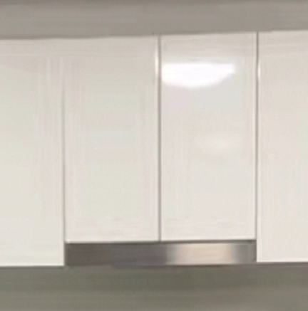 600*350*620mm White Range hood Cabinet 2 Door