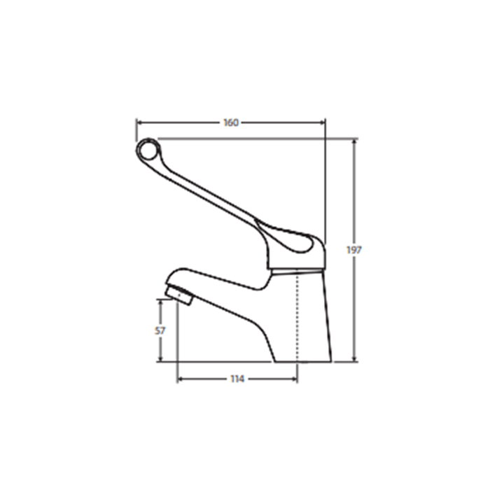 Fienza Stella Care Chrome Solid Brass Basin Mixer