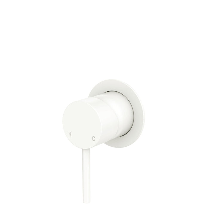 65mm Fienza Kaya Chrome/Matt White/Matt Black/Brushed Nickel/Gun Metal/Urban Brass/Brushed Copper Solid Brass Small Round Plate Wall Mixer