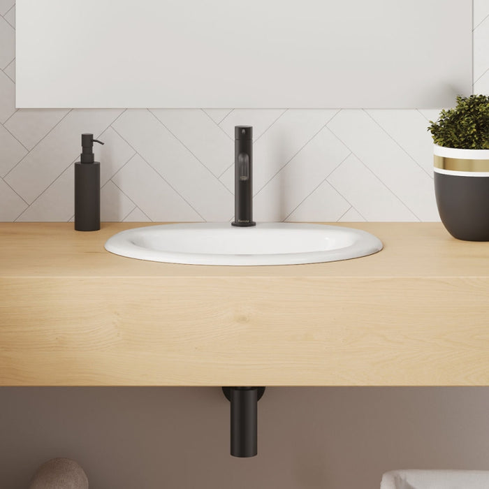 Fienza Kaya Chrome/Matt White/Matt Black/Brushed Nickel/Gun Metal/Urban Brass/Brushed Copper Solid Brass Round Basin Mixer