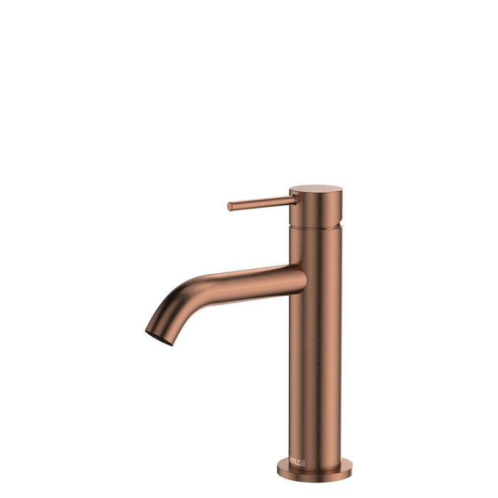 Fienza Kaya Chrome/Matt White/Matt Black/Brushed Nickel/Gun Metal/Urban Brass/Brushed Copper Solid Brass Round Basin Mixer