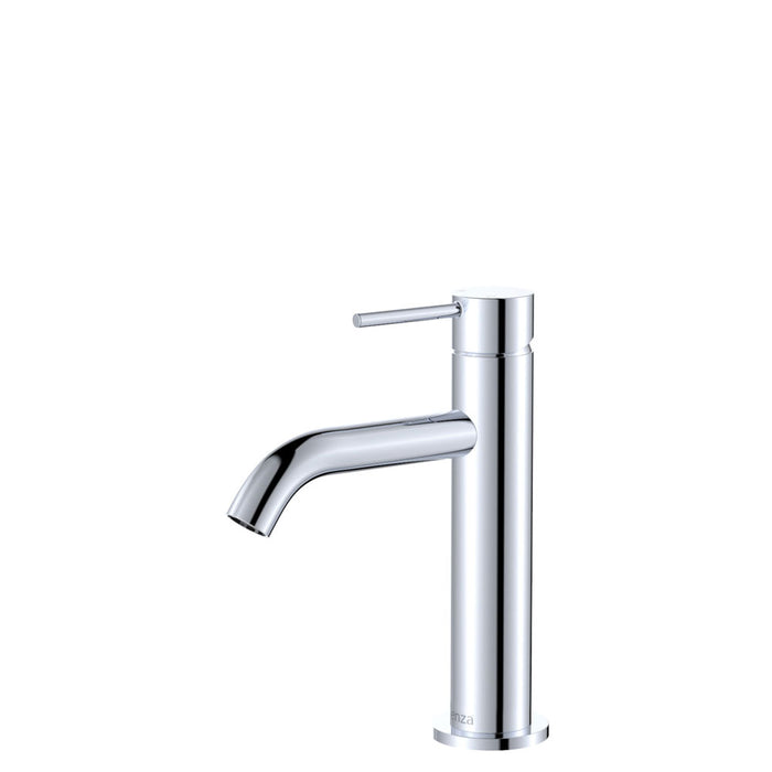 Fienza Kaya Chrome/Matt White/Matt Black/Brushed Nickel/Gun Metal/Urban Brass/Brushed Copper Solid Brass Round Basin Mixer