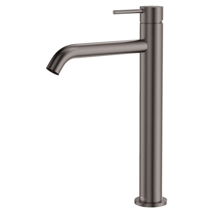 Fienza Kaya Chrome/Matt White/Matt Black/Brushed Nickel/Gun Metal/Urban Brass/Brushed Copper Solid Brass Round Tall Basin Mixer