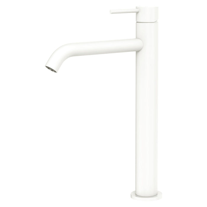 Fienza Kaya Chrome/Matt White/Matt Black/Brushed Nickel/Gun Metal/Urban Brass/Brushed Copper Solid Brass Round Tall Basin Mixer