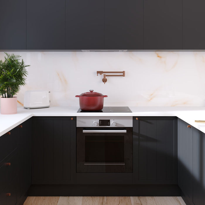 Fienza Kaya Chrome/Matt White/Matt Black/Brushed Nickel/Gun Metal/Brushed Copper/Urban Brass Stainless Steel Pot Filler