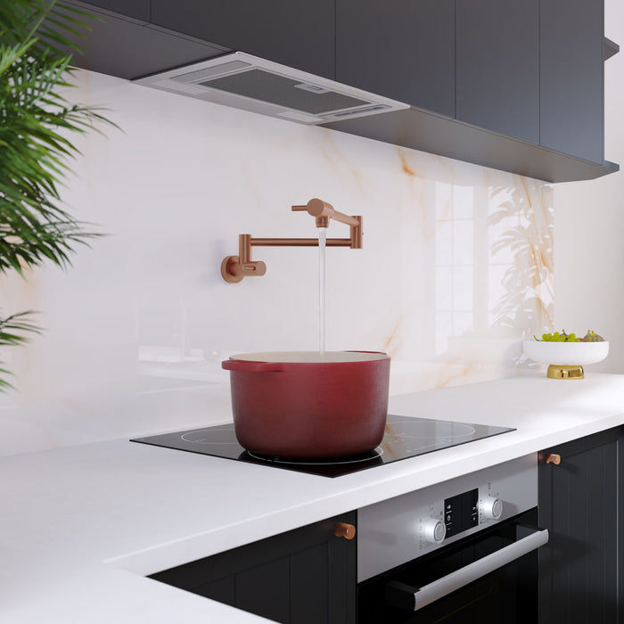 Fienza Kaya Chrome/Matt White/Matt Black/Brushed Nickel/Gun Metal/Brushed Copper/Urban Brass Stainless Steel Pot Filler