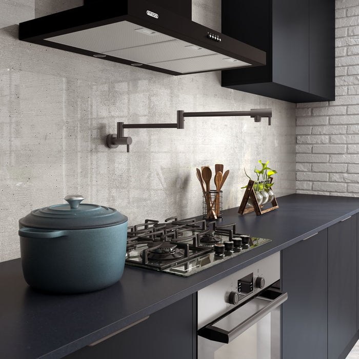 Fienza Kaya Chrome/Matt White/Matt Black/Brushed Nickel/Gun Metal/Brushed Copper/Urban Brass Stainless Steel Pot Filler