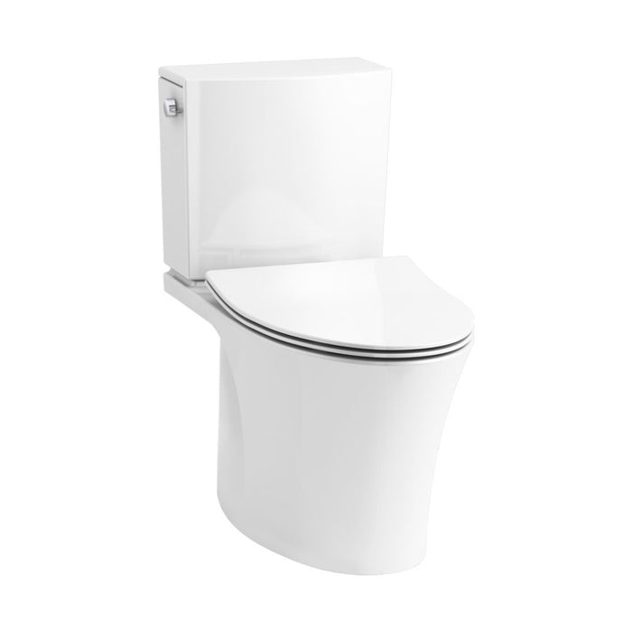 680*380*752mm Kohler Veil Ceramic Gloss White Rimless With Slim Seat/Double Slim Seat Back To Wall Toilet