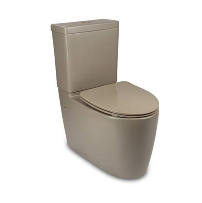 650*305*830mm Kohler Grande Ceramic Colourful Cashmere Glaze Rimless Slim Seat Back To Wall Toilet