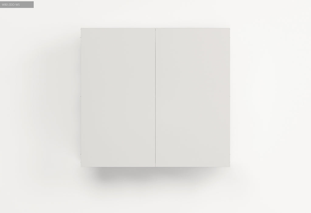 800*350*745mm Satin White Wall Kitchen Cabinet