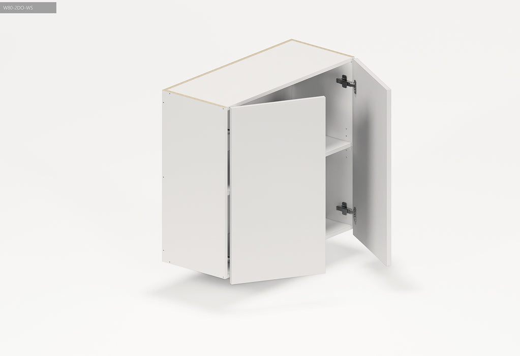 800*350*745mm Satin White Wall Kitchen Cabinet