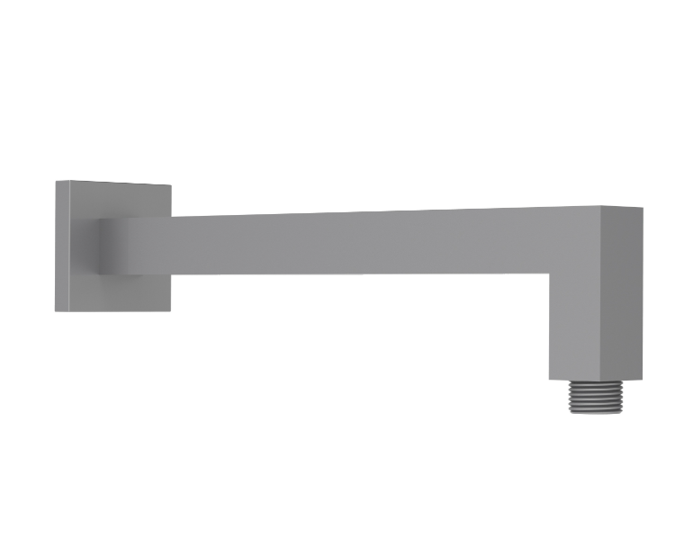 400mm Square Horizontal Shower Arm Brushed Gold/Gun Metal