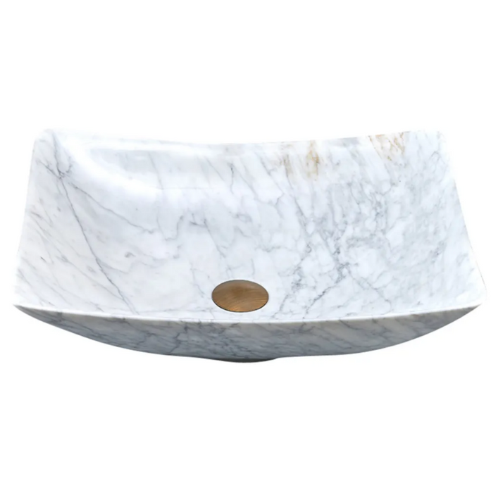 500*400*135mm Marble Stone Special Shape Above Counter Art Basin