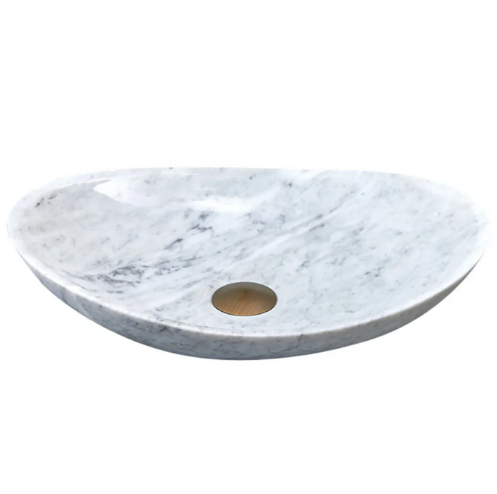 480*330*120mm Marble Stone Special Shape Above Counter Art Basin