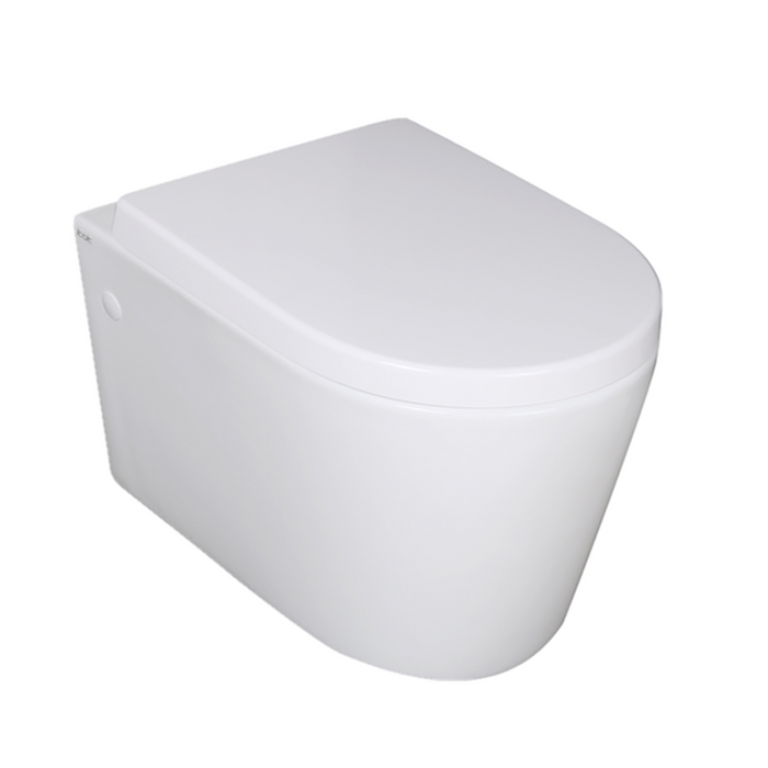 555*360*320mm Poseidon Avery Gloss White Box Rim Wall Hung Pan