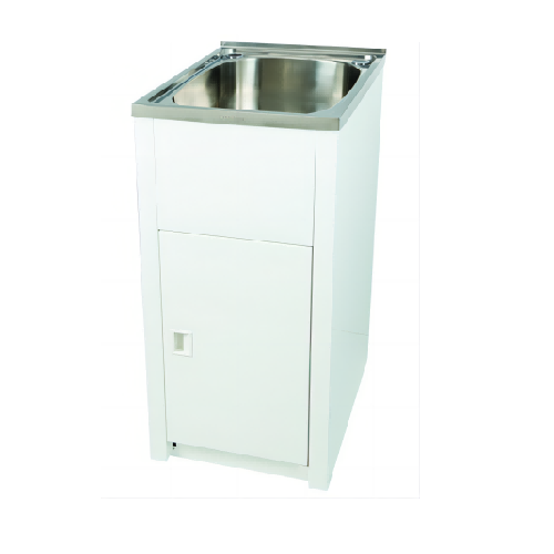 305*505*870mm 18.5L 304 Stainless Steel Sink with Metal Laundry Tub Cabinet