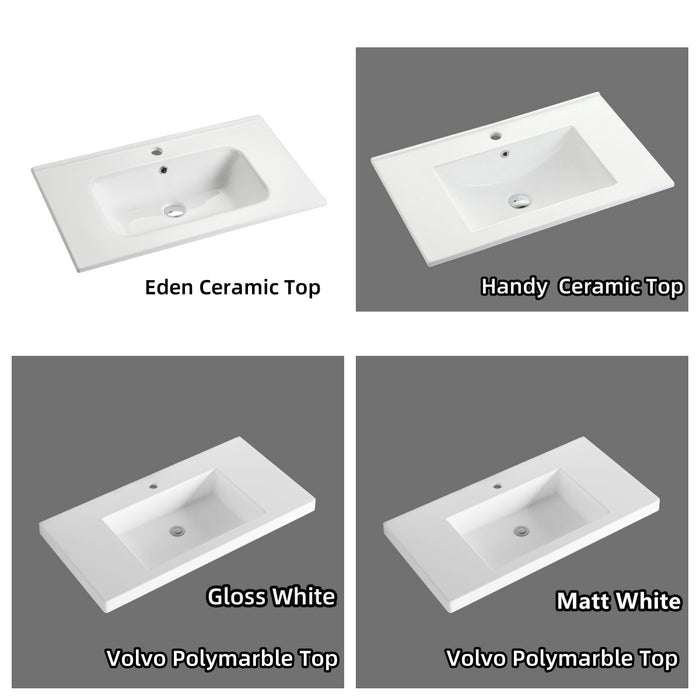 750-1500*450*820mm ABS Forest Timber DV Series Dark Oak MDF Curved Edges Wall Hung/Freestanding Vanity