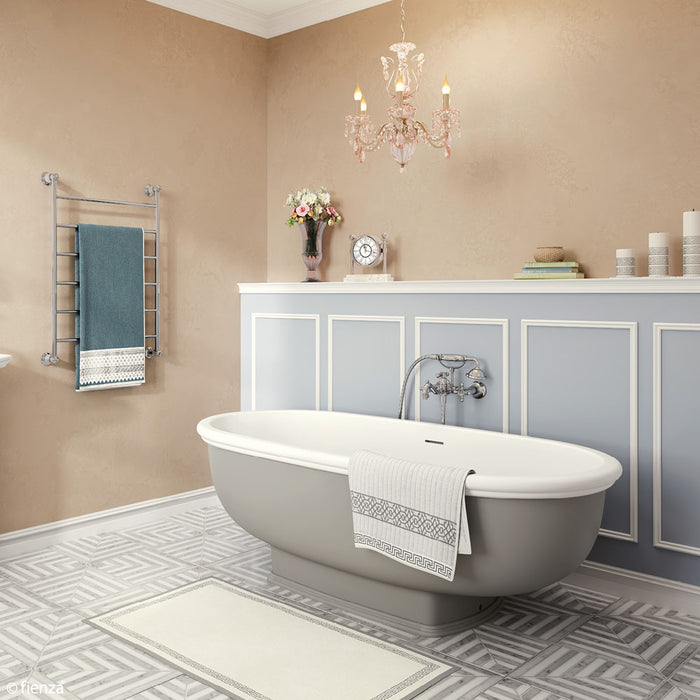 Fienza Lillian Urban Brass/Matt Black/Brushed Nickel/Chrome Solid Brass With Hand Shower Exposed Bath Tap Set