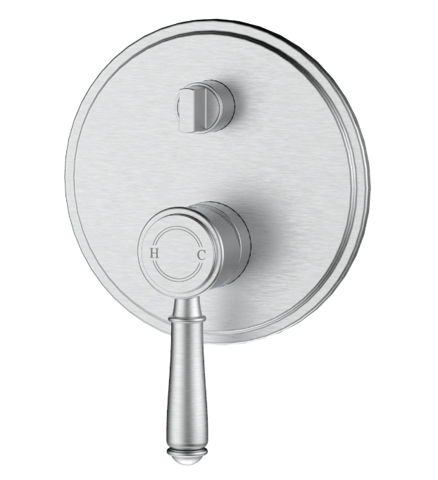 Clasico Wall Diverter Mixer Trim Kits Brushed Gold/Brushed Nickel/Chrome/Matt Black - HD reno