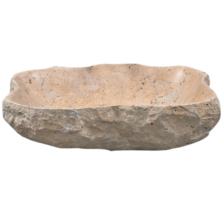 500*380*150mm Marble Stone Special Shape Above Counter Art Basin