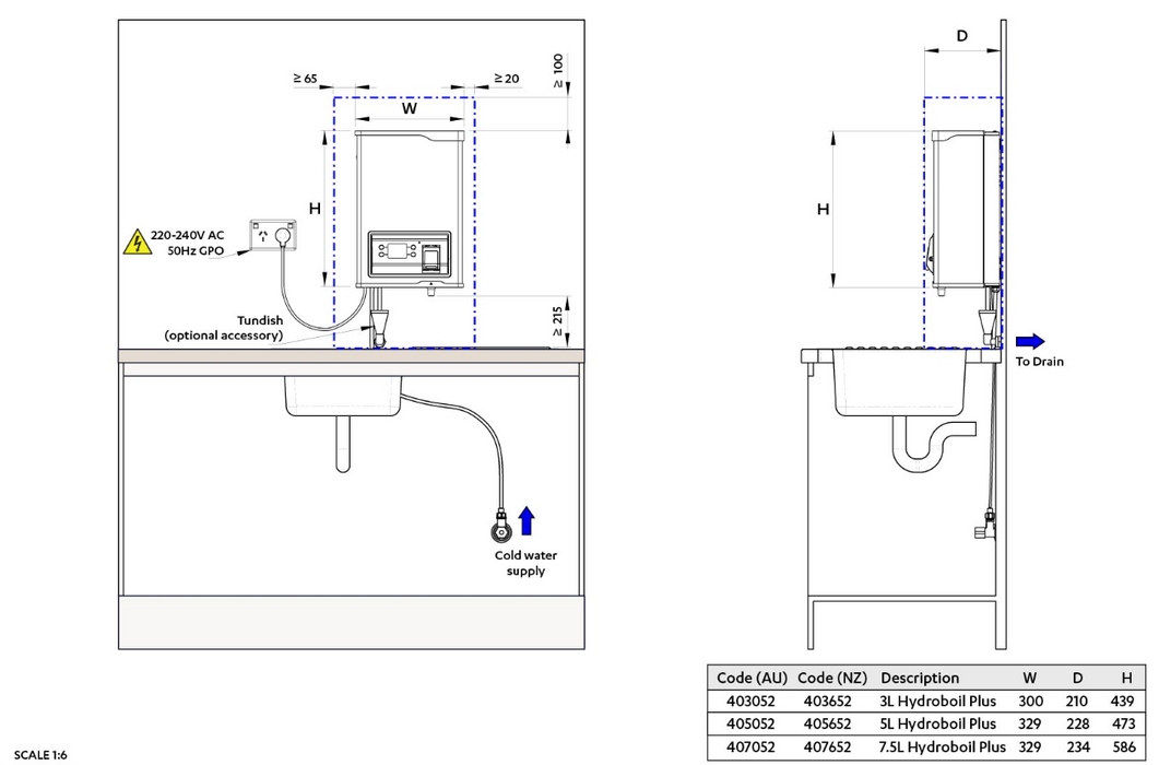 Zip Hydroboil Plus 5 Litre White