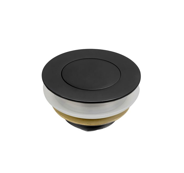 40mm Bathtub Pop Up Plug and Waste Black
