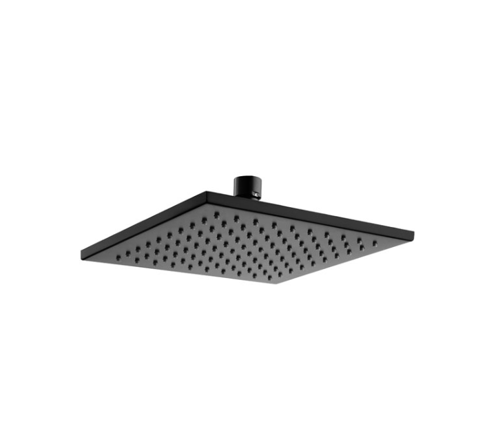 200mm FIE MODENA Matte Black Shower Head