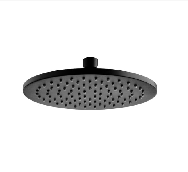 200mm FIE STARRY Matte Black Shower Head