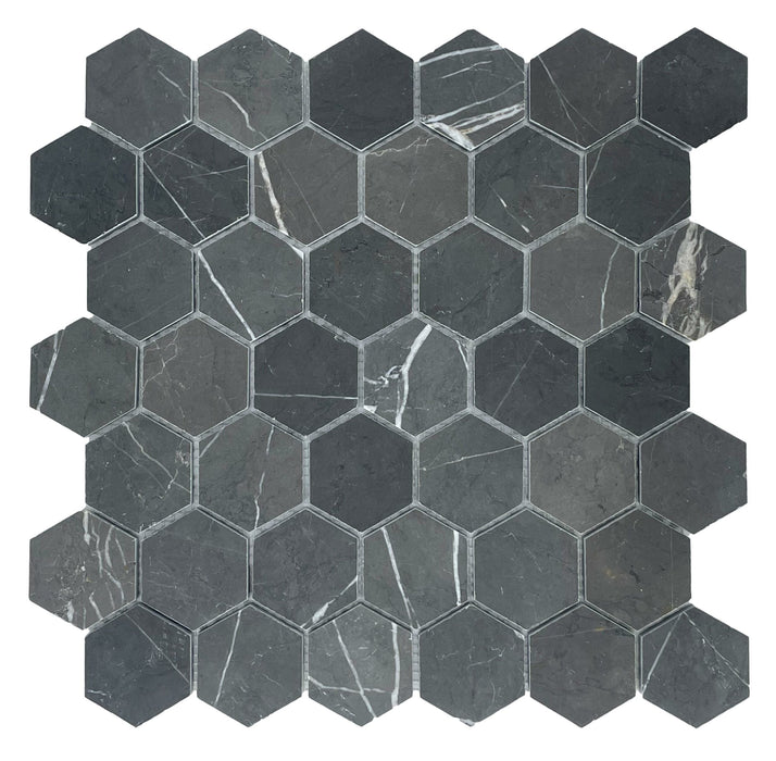 48HEX PIETRA GRY H Hexagon Pietra Grey Honed