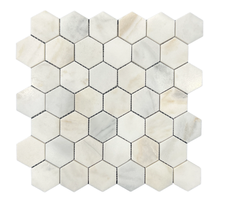 48HEXLOH Hexagon Lotus While Honed