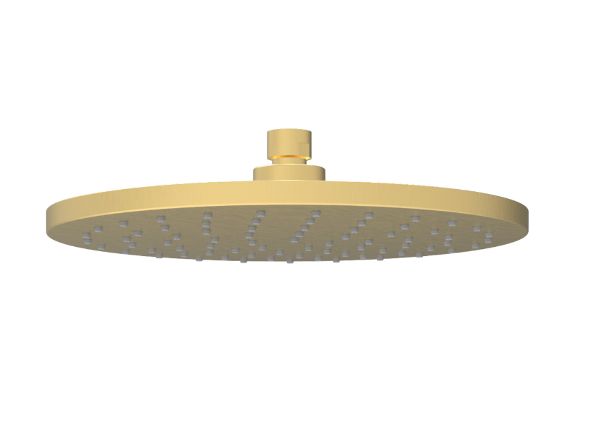 Otus Round Overhead Shower Brushed Nickel/Brushed Gold/Gun Metal/Matt Black - HD reno