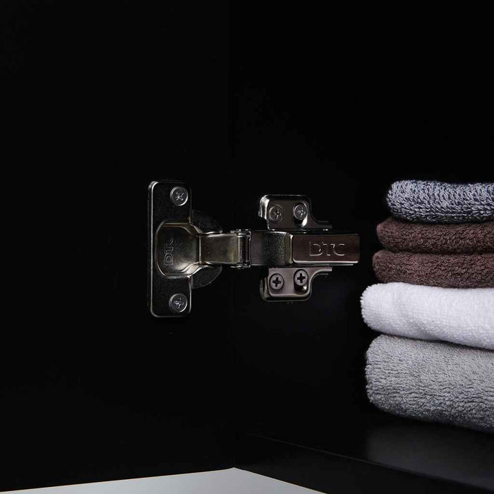 600-1500*460*580mm Lukka Archill Federation Matt Black PVC Fluted Wall Hung Vanity