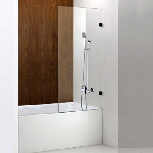 750/900x1500mm 10mm Tempered Bathtub Fixed Panel Black/Brushed Gold/Brushed Nickle/Chrome/Gun Metal Frameless Shower Screens - HD reno