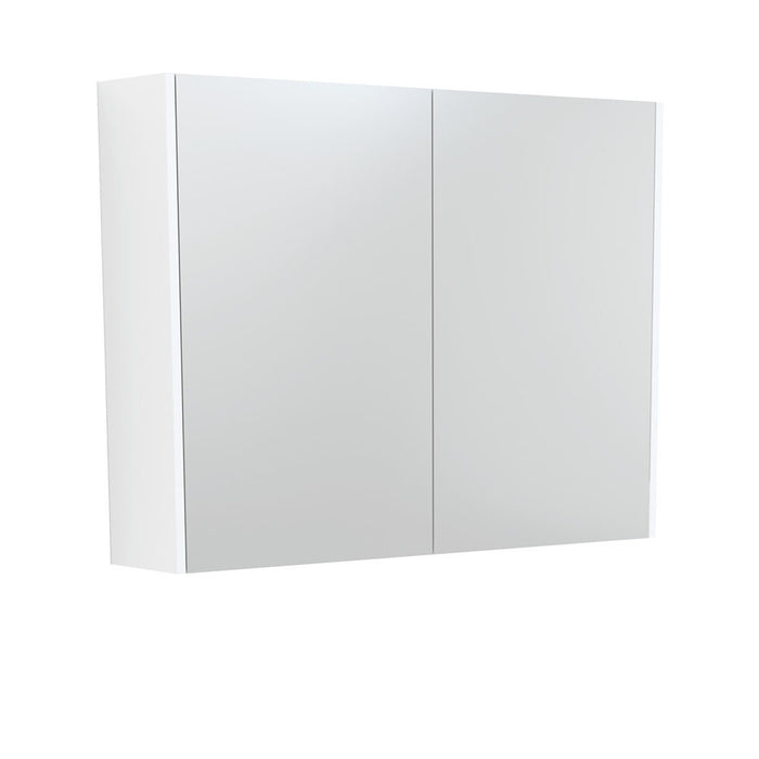 600-1500*670*180mm Fienza Satin White Copper-free Glass Rectangle Pencil Edge Shaving Cabinet