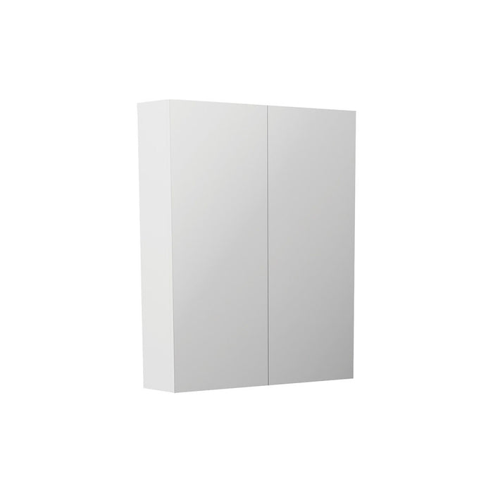 600-1200*720*150mm Fienza Gloss White E1 MDF Board Copper-free Glass Rectangle Pencil Edge Shaving Cabinet