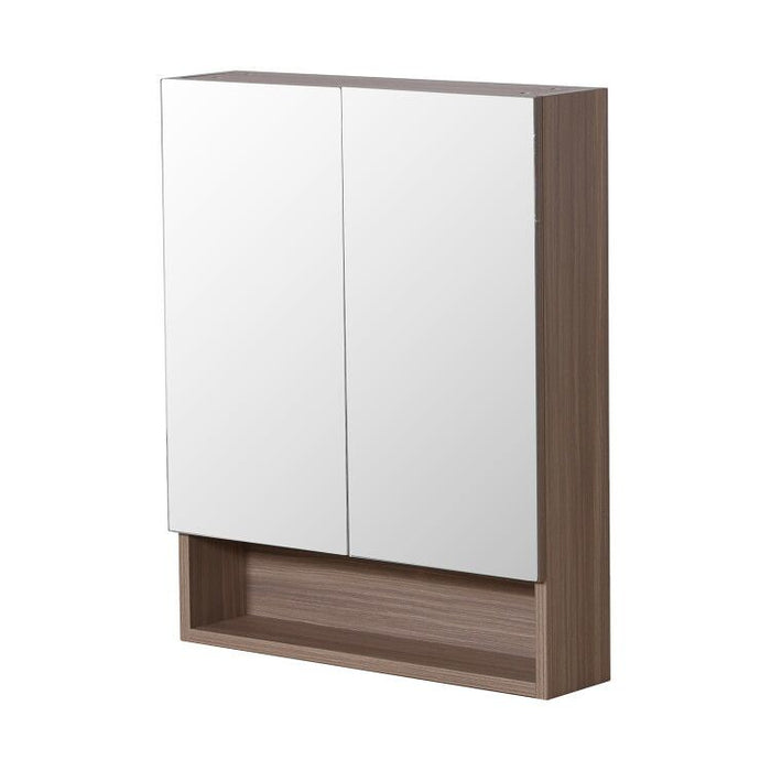 600-1500*750*155mm Poseidon Stella Oak Moisture Resistant Plywood Glass Rectangle Shaving Cabinet