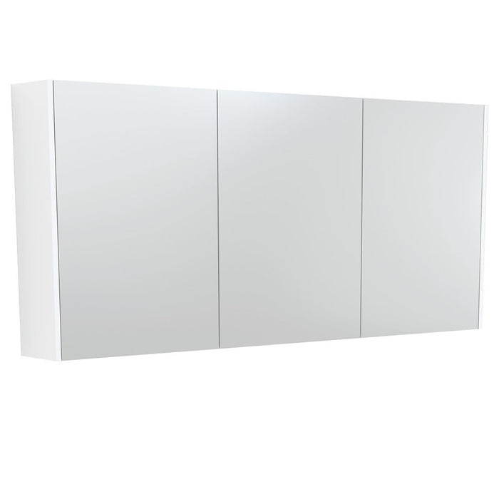 600-1500*670*180mm Fienza Gloss White Copper-free Glass Rectangle Pencil Edge Shaving Cabinet