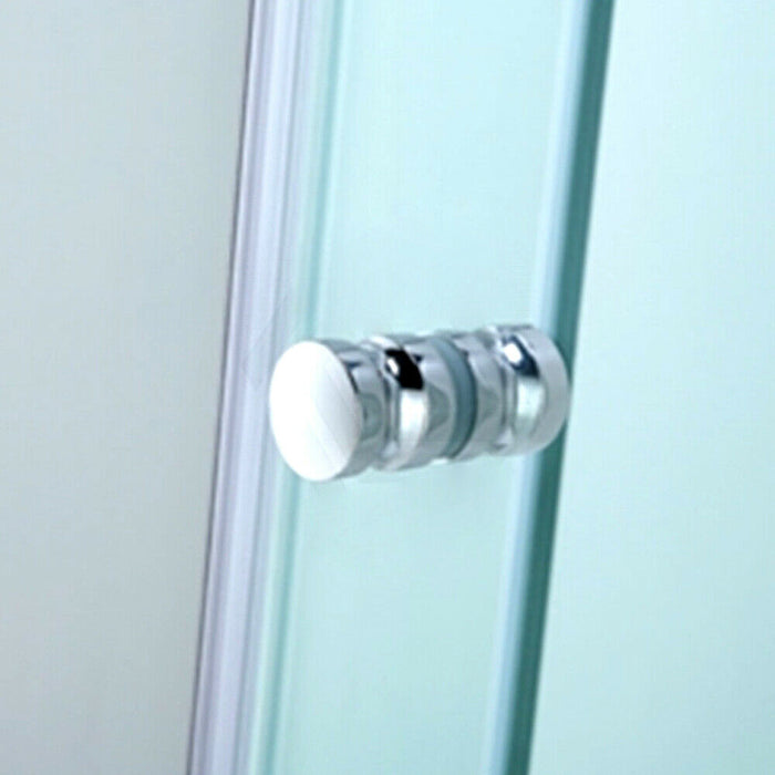 700-1470x2000mm Semi-frameless Pivot Door Wall to Wall Chrome Fittings 6mm Glass Shower Screens - HD reno