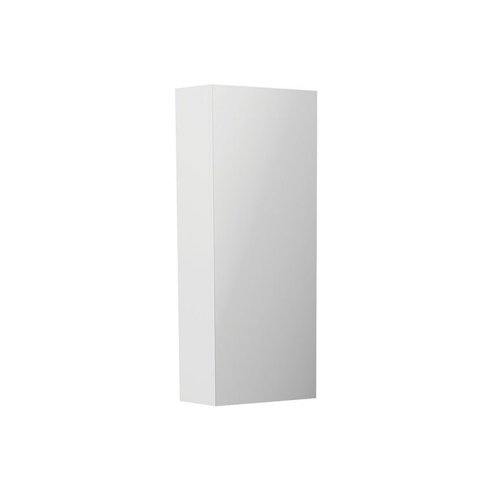300*720*150mm Fienza Gloss White E1 MDF Board Copper-free Glass Rectangle Pencil/Bevel Edge Shaving Cabinet With Shelf
