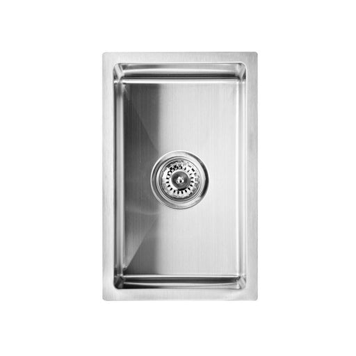240*440*230mm BK Arcko LUX Stainless Steel Chrome Square Top Mount / Under Mount 304 Single Bowl Laundry Kitchen Sink - HD reno